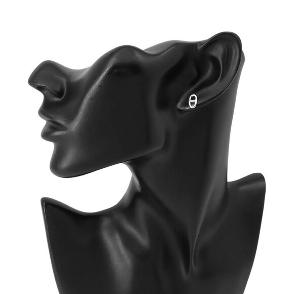 HERMES Chaine d'Ancre Farandole Earrings Size TPM SV925 - Picture 2 of 8